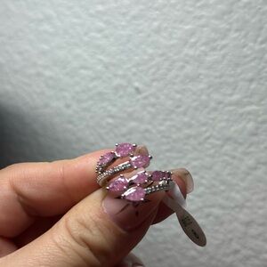 Stunning Pink Gemstone Ring